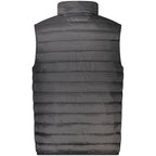 Black Cavalli Class polyester men's jacket with a sleek design and modern fit, perfect for stylish casual or semi-formal wear.