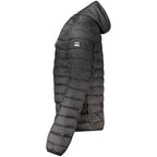 Black Cavalli Class men's jacket made of polyester with a sleek, stylish design and modern fit, perfect for casual or formal wear.