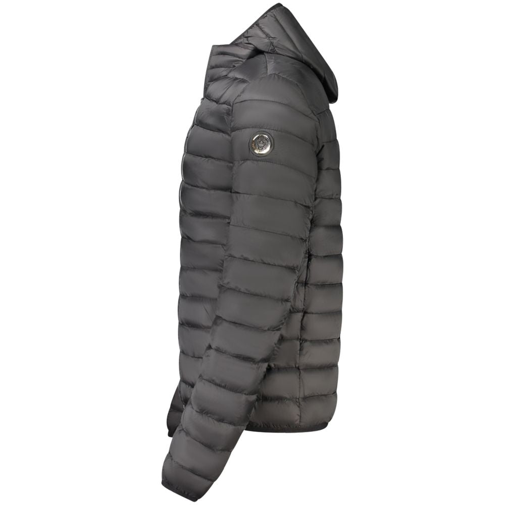 Cavalli Class Black Polyester Men's Light Jacket Cavalli Class