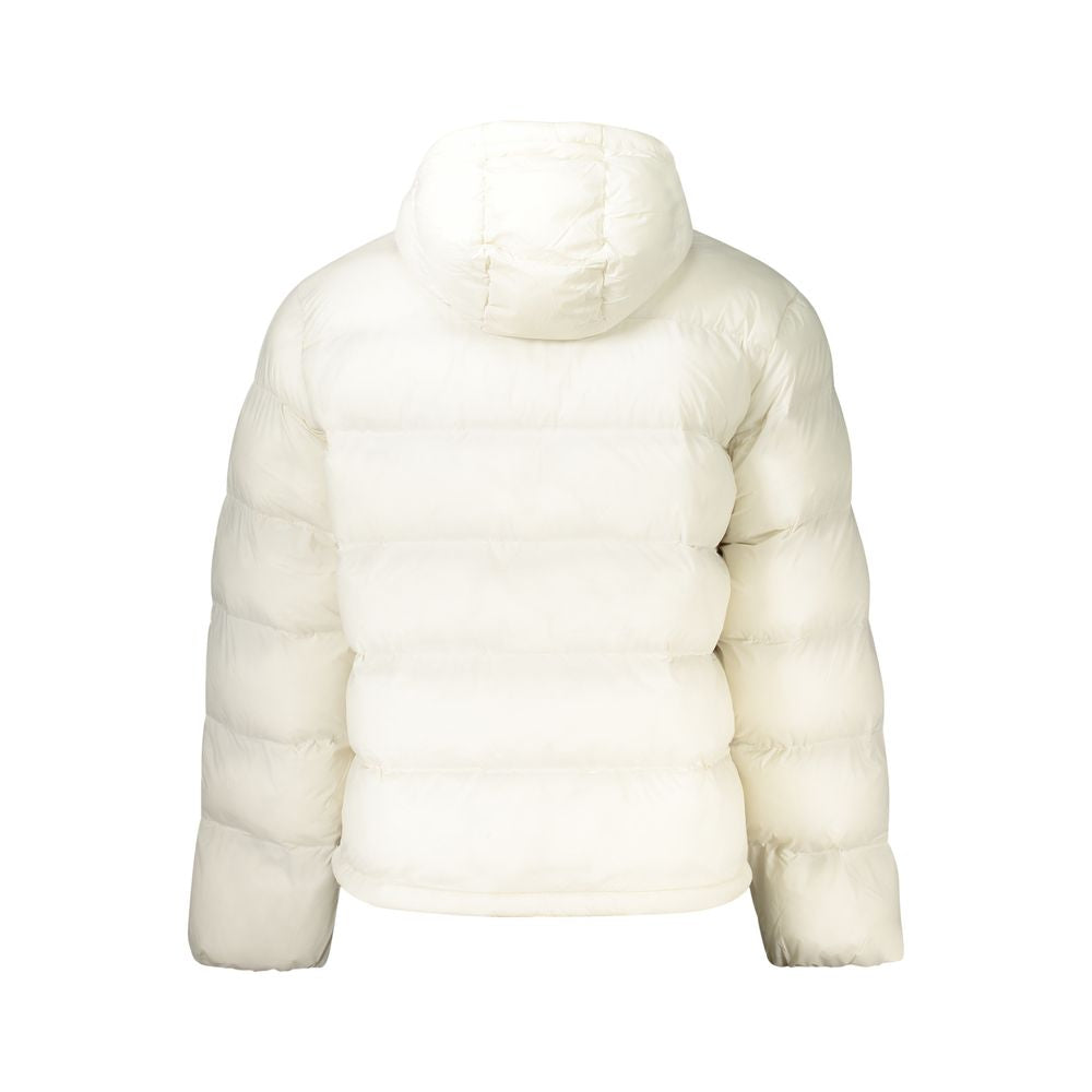 Calvin Klein Bianco Poliammide Uomo jacket in white, lightweight men's outerwear with a sleek, modern design and zipper front.
