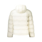 Calvin Klein Bianco Poliammide Uomo jacket in white, lightweight men's outerwear with a sleek, modern design and zipper front.
