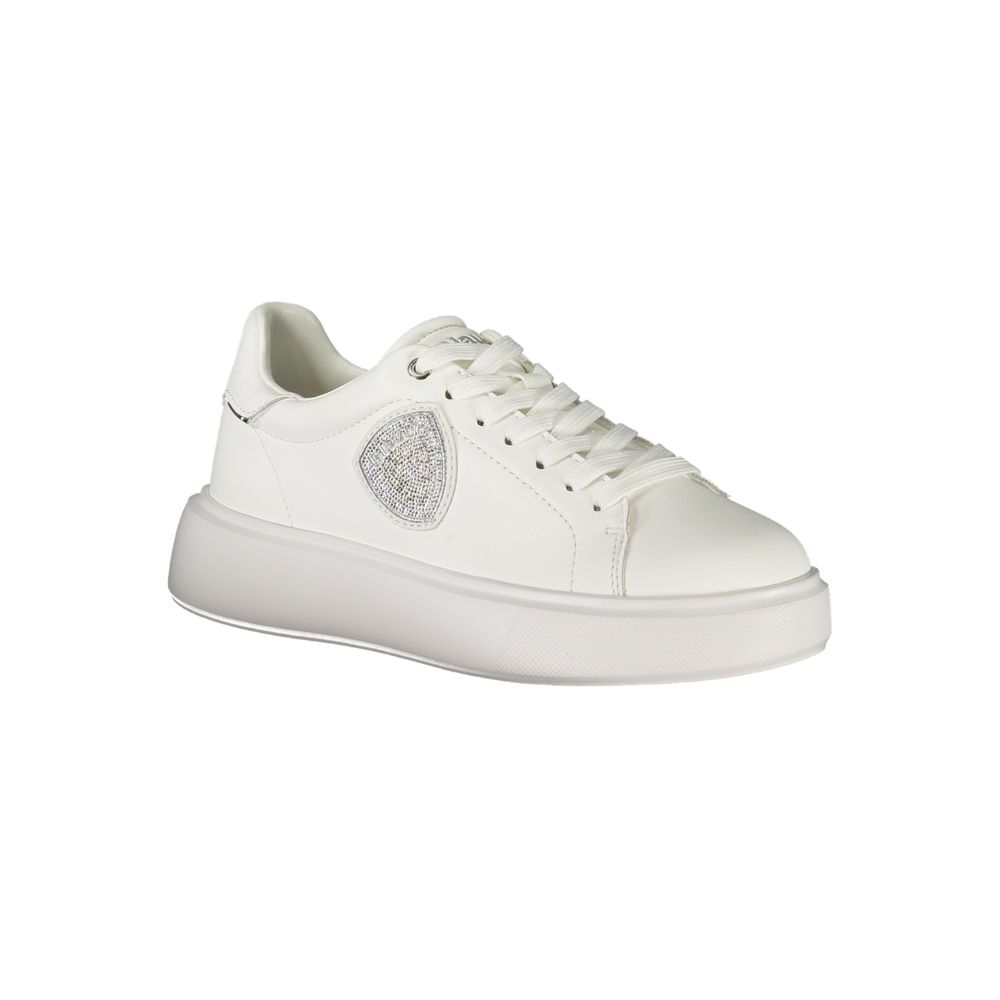 Blauer Bianco Polyurethane Women Sneaker - Eljoys Fashion 