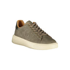 Blauer Grigio polyurethane men's sneaker with sleek design and white sole, showcasing stylish casual footwear.