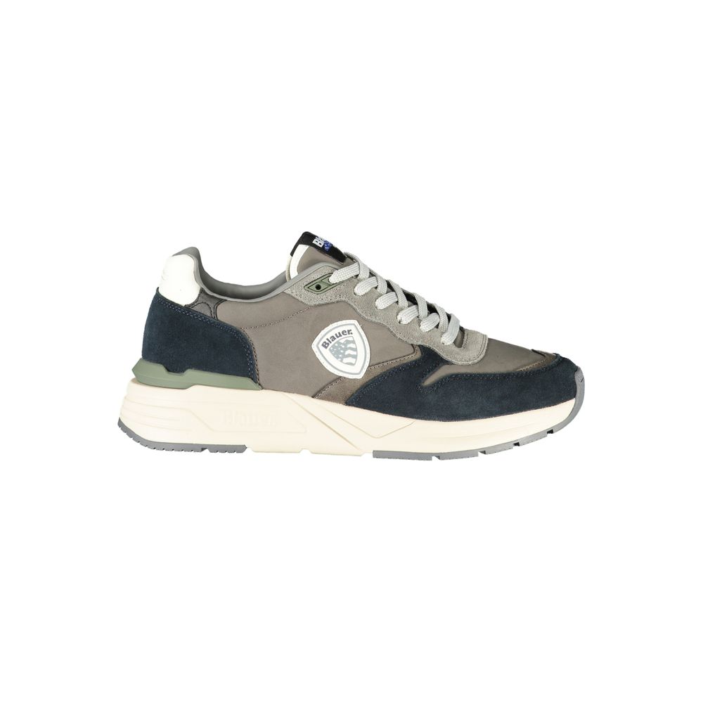 Blauer Grigio Polyurethane Men Sneaker Blauer