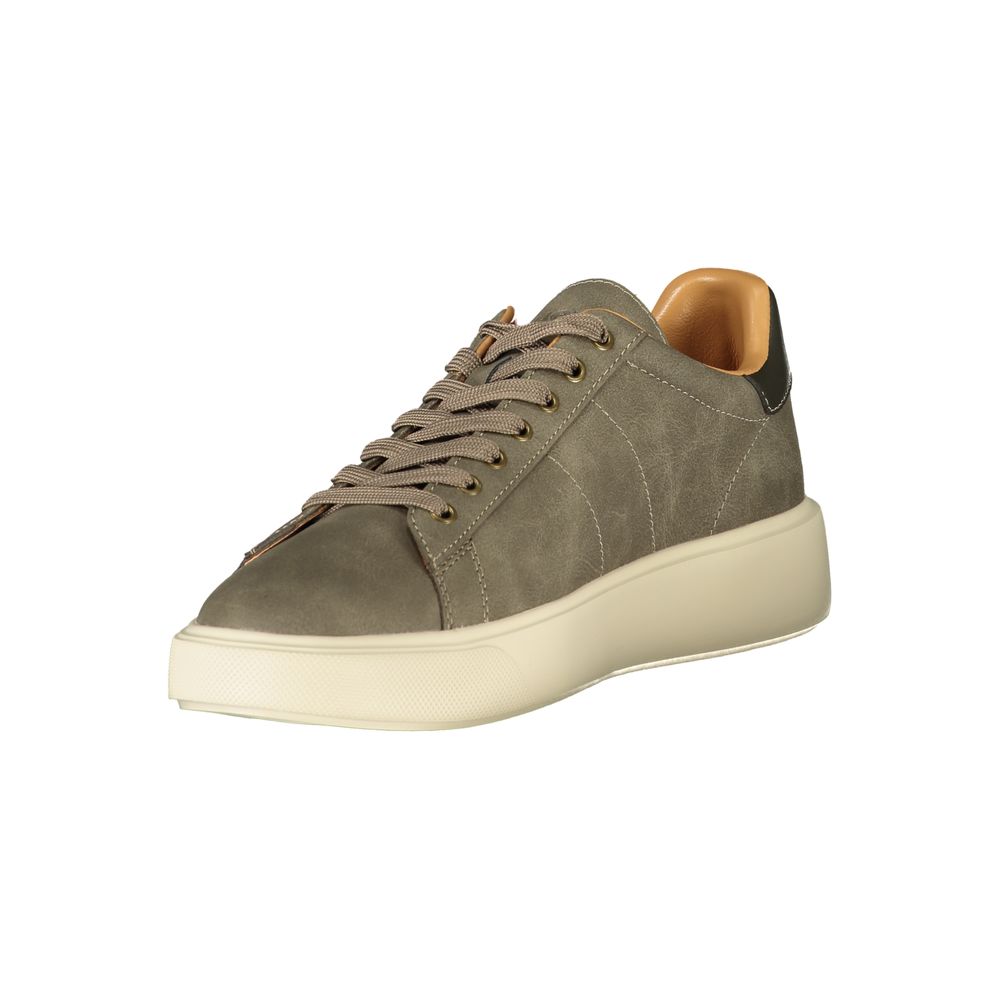 Blauer Grigio polyurethane men's sneaker with white sole and sleek design, showcasing a comfortable casual footwear style.