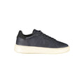 Blue Blauer men's sneaker with polyurethane upper, casual athletic design, and white rubber sole.