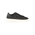 Black Blauer Nero leather men's sneaker with sleek design and lace-up closure, showcasing stylish footwear for casual wear.