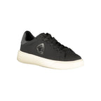 Black Blauer Nero leather men's sneaker with sleek design and white sole, showcasing a comfortable and stylish casual footwear.