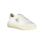 Blauer Bianco Poliuretano women’s sneaker with white synthetic upper and comfortable rubber sole.