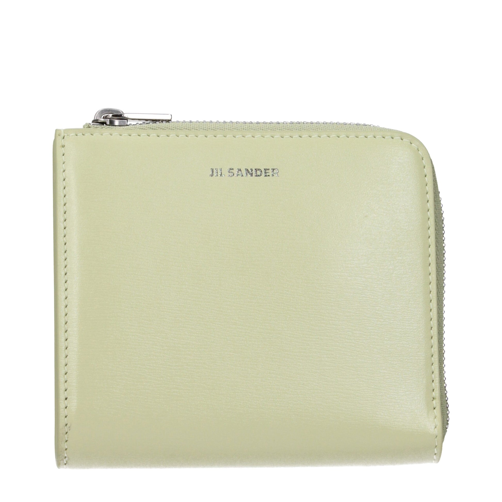 Jil Sander Green Leather Wallet Jil Sander