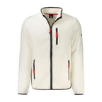 Norway 1963 white polyester men's sweatshirt with a classic fit and crew neck, shown on a plain background.