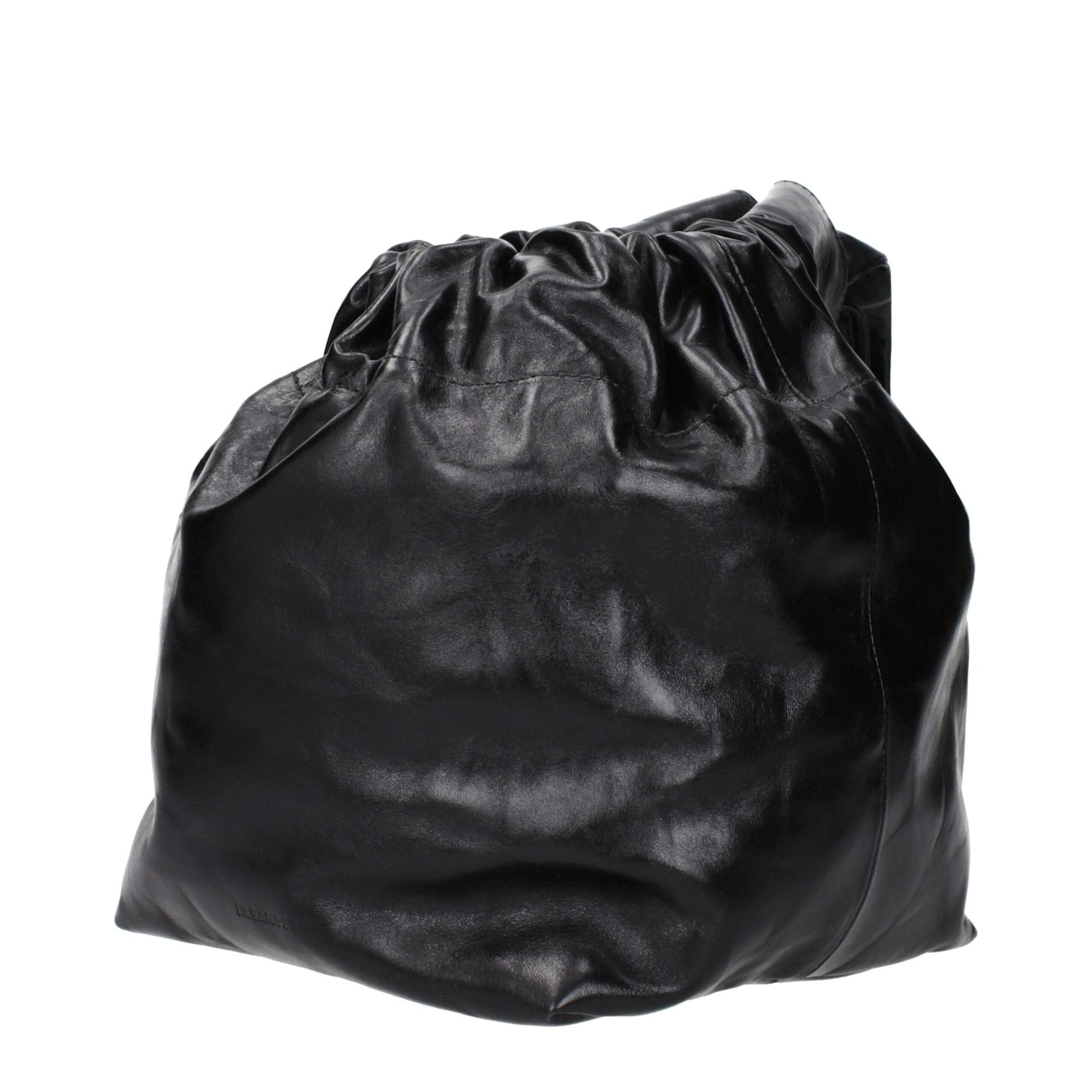 Jil Sander Black Leather Handbag Jil Sander