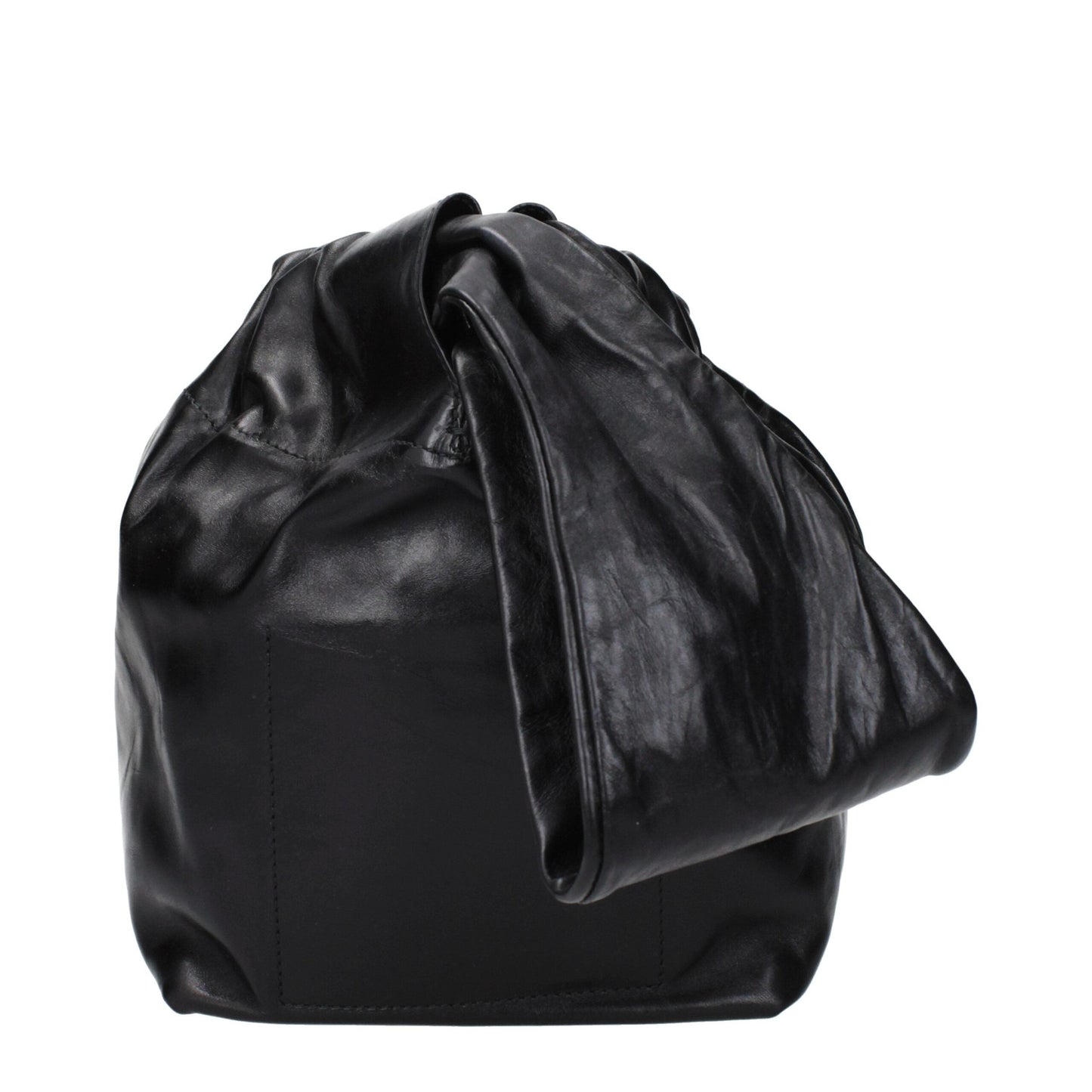 Jil Sander Black Leather Handbag Jil Sander