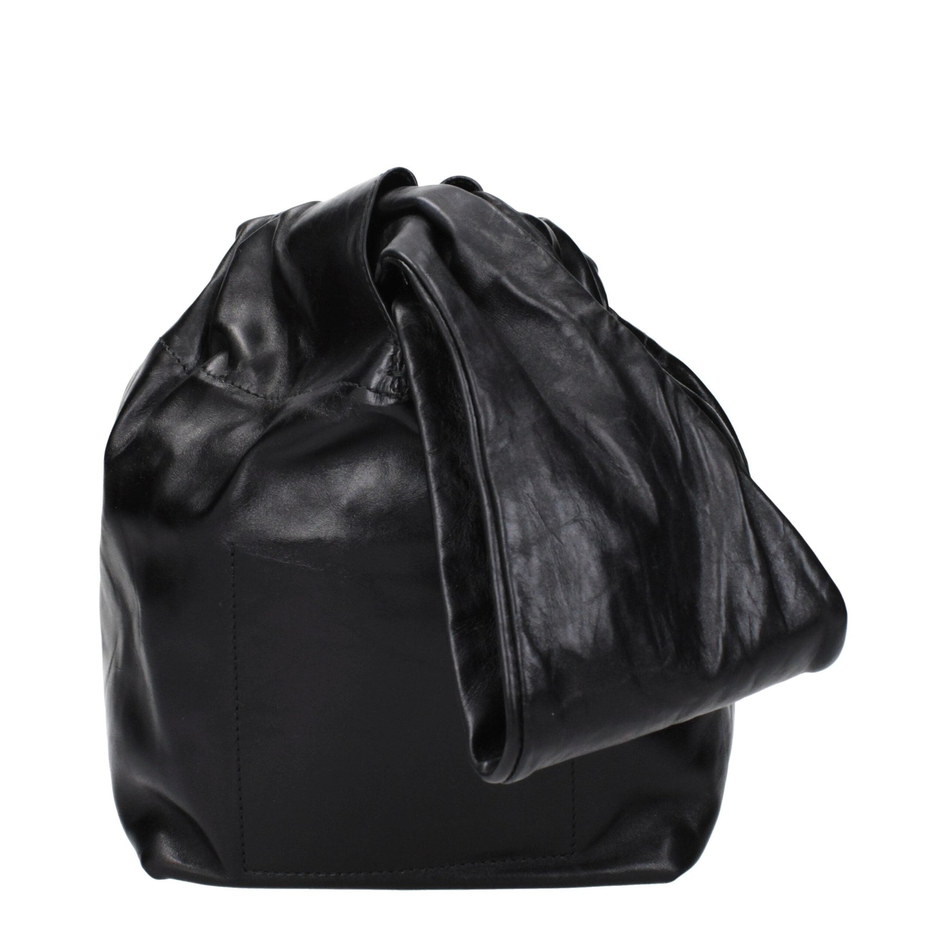 Jil Sander Black Leather Handbag Jil Sander