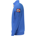 Norway 1963 blue polyester men's sweatshirt featuring a classic crewneck and comfortable fit.
