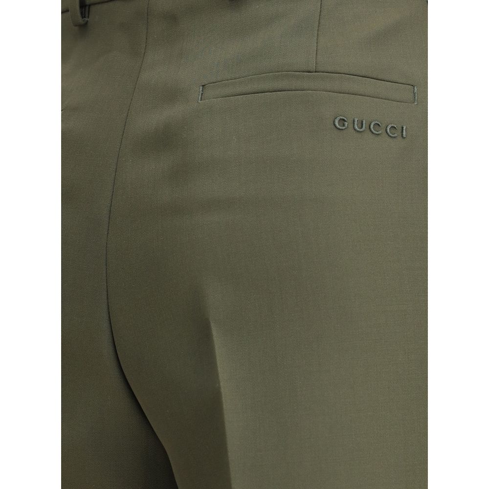 Gucci Bicolor Wool Pants Gucci