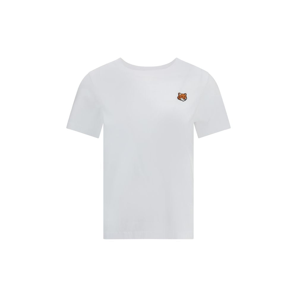 Maison Kitsuné White Cotton T-Shirt Maison Kitsuné