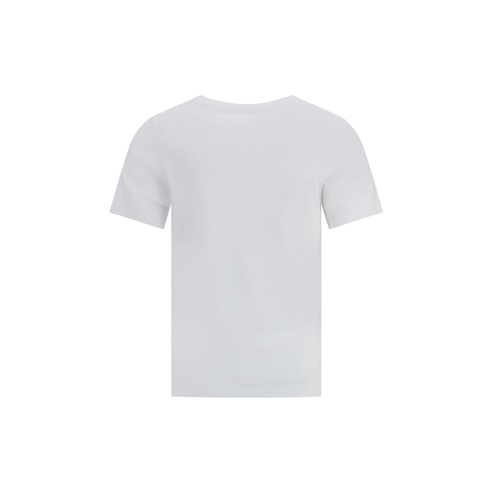 Maison Kitsuné White Cotton T-Shirt Maison Kitsuné