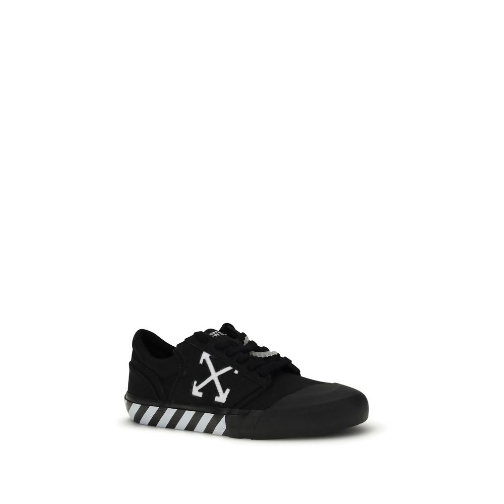 Off-White Black Calf Leather Bos Taurus Low Top Sneakers Off-White