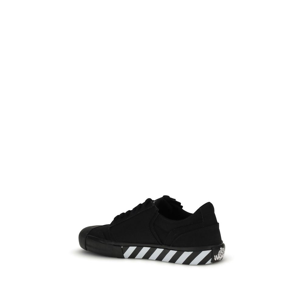 Off-White Black Calf Leather Bos Taurus Low Top Sneakers Off-White