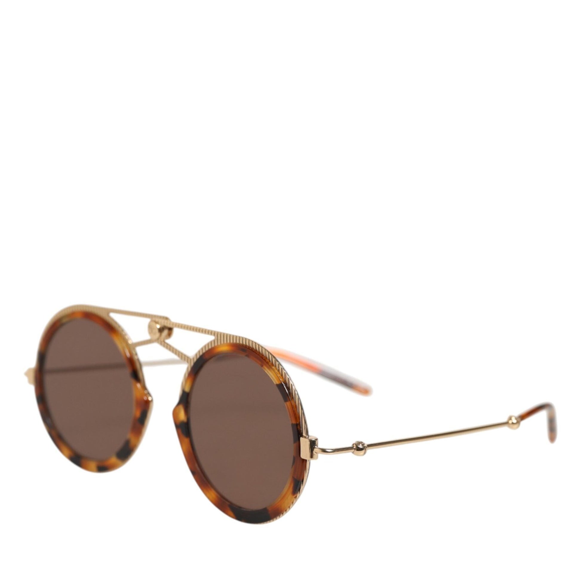Dolce & Gabbana Gold Havana Frame DG Fatto A Mano Eyewea Sunglasses