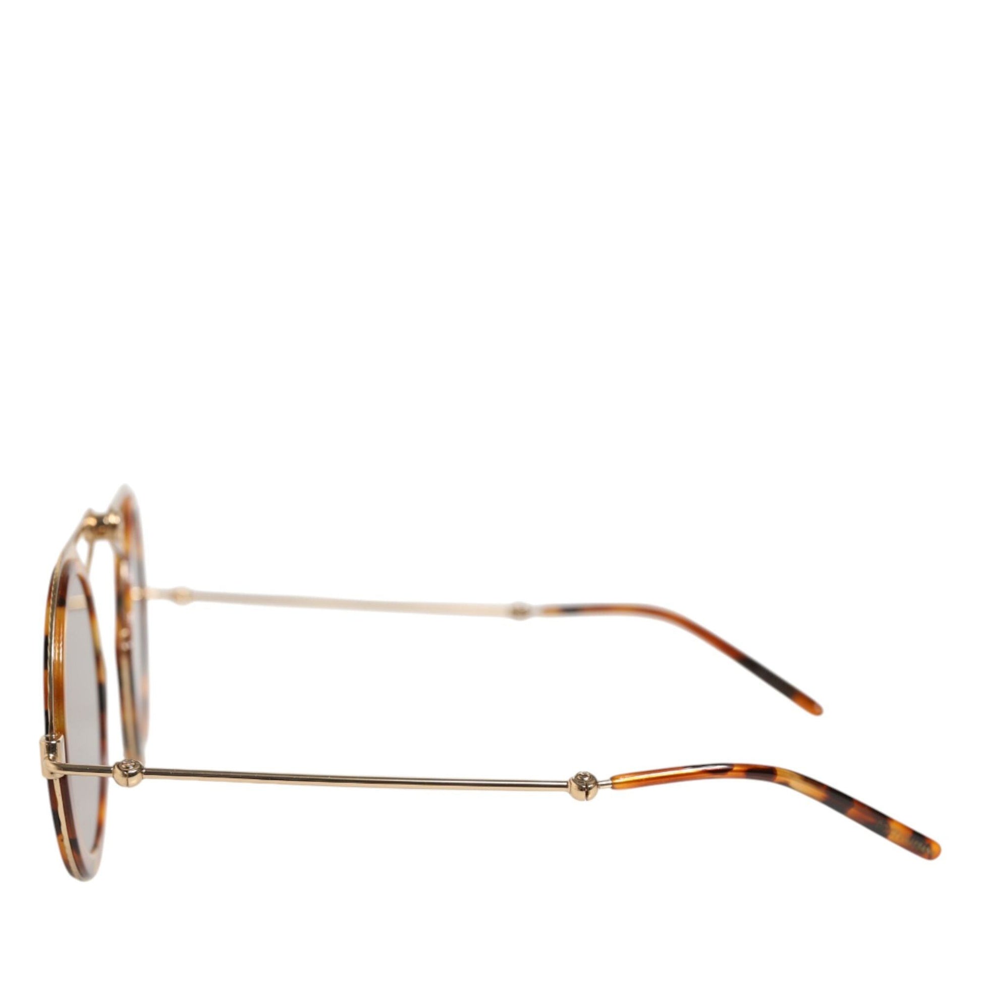 Dolce & Gabbana Gold Havana Frame DG Fatto A Mano Eyewea Sunglasses