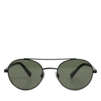Dolce & Gabbana Matte Black Steel Frame Gray Lens Sunglasses Dolce & Gabbana