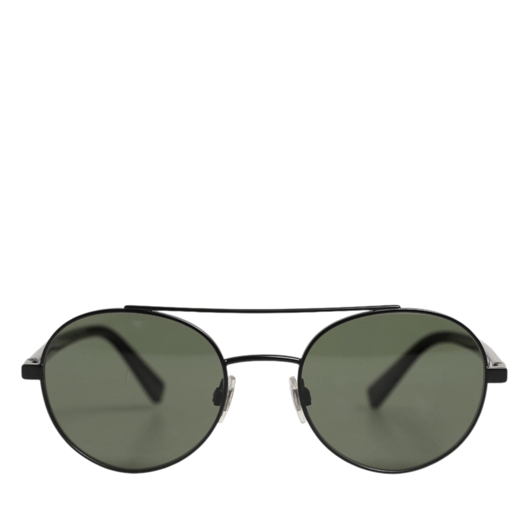 Dolce & Gabbana Matte Black Steel Frame Gray Lens Sunglasses Dolce & Gabbana