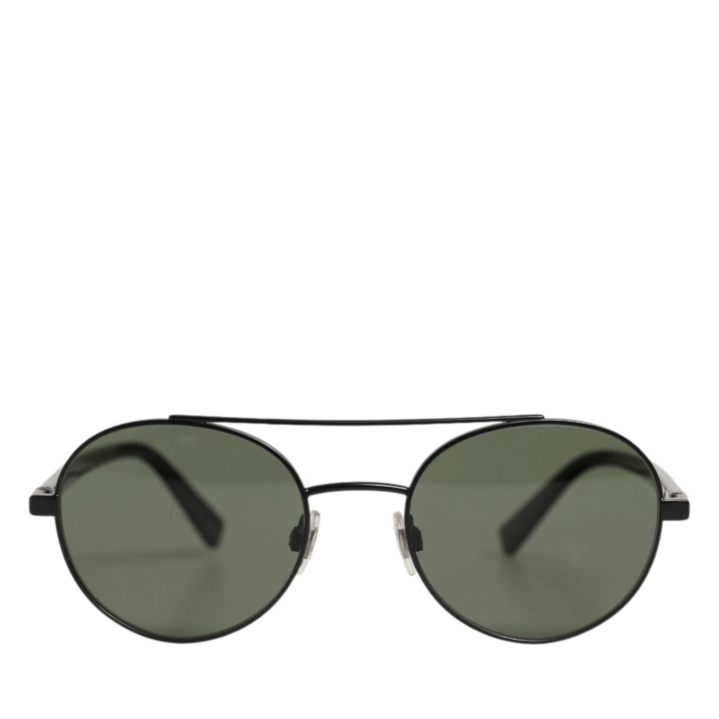 Dolce & Gabbana Matte Black Steel Frame Gray Lens Sunglasses Dolce & Gabbana