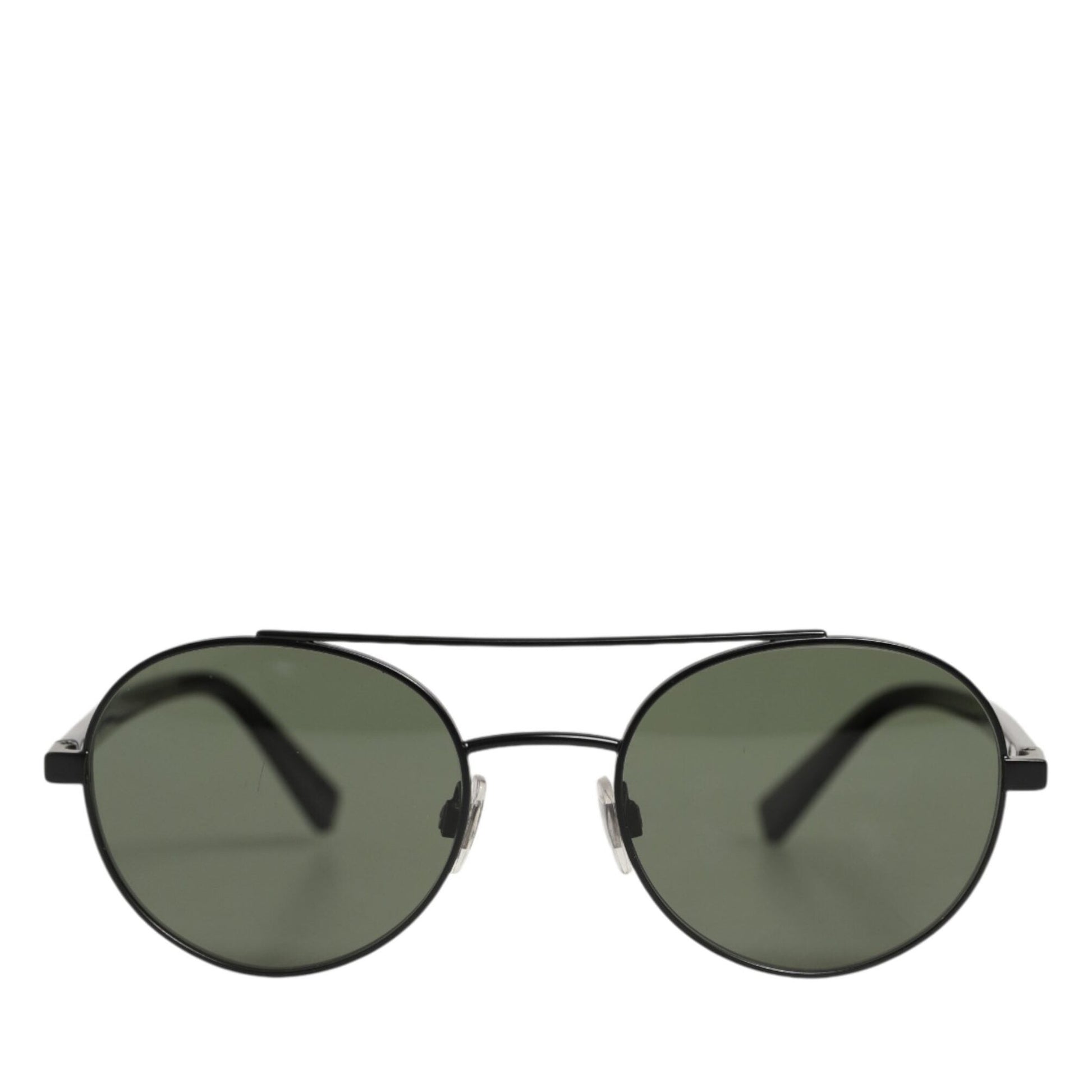 Dolce & Gabbana Matte Black Steel Frame Gray Lens Sunglasses Dolce & Gabbana