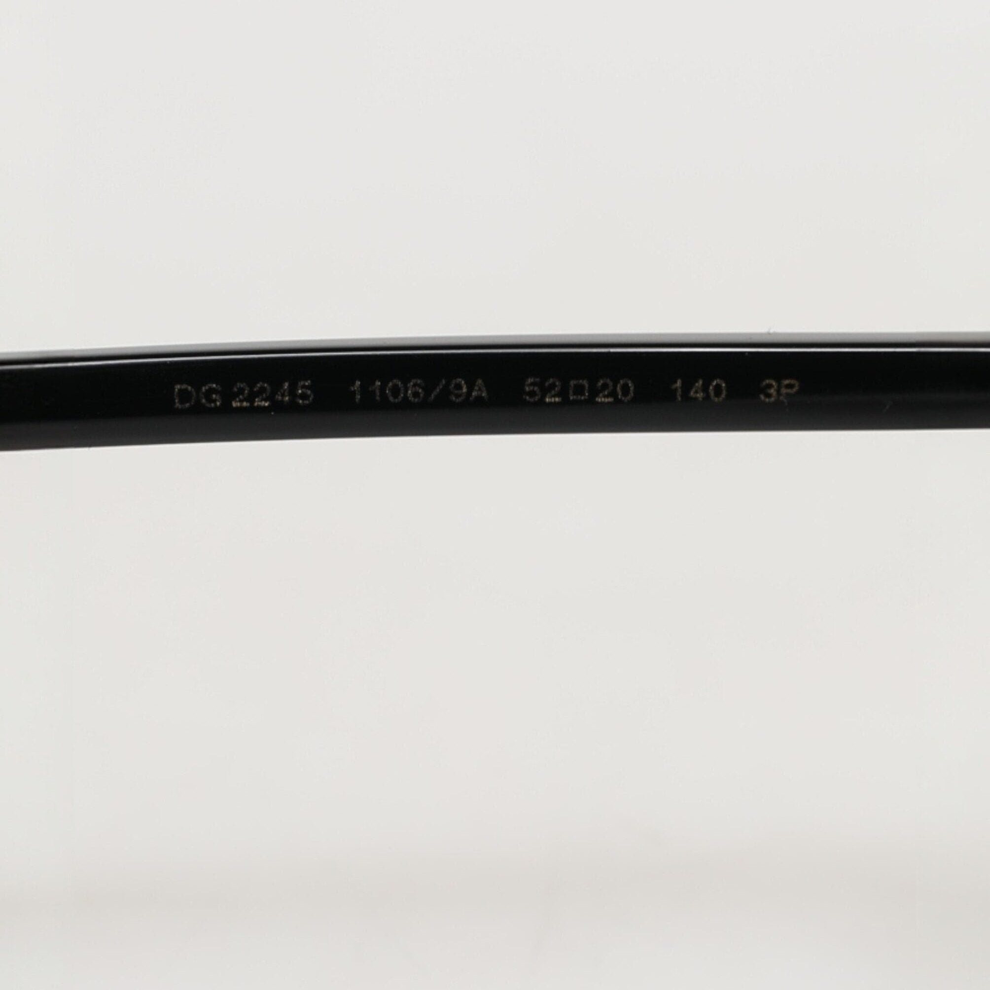 Dolce & Gabbana Matte Black Steel Frame Gray Lens Sunglasses Dolce & Gabbana