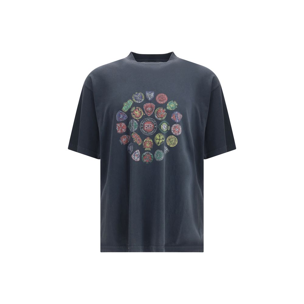 Balenciaga Black Cotton T-Shirt Balenciaga