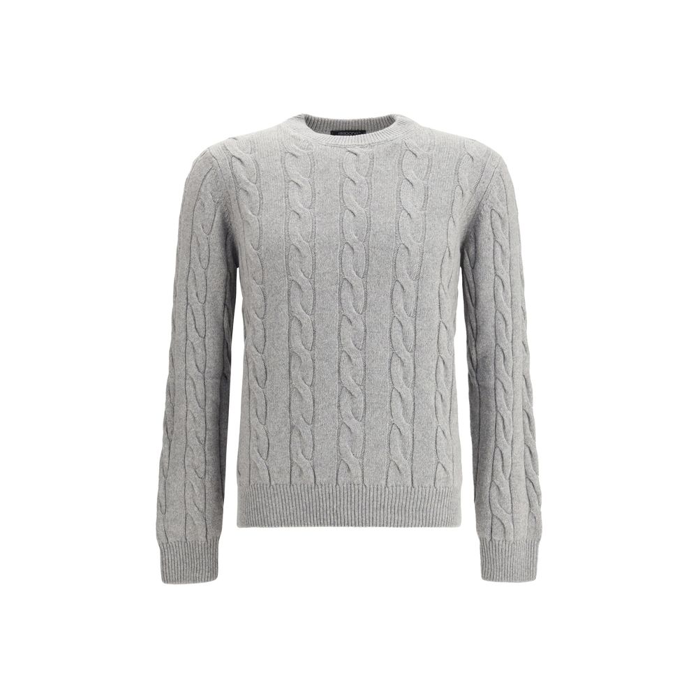 Aragona Cashmere Braided-effect crewneck Sweater Aragona Cashmere