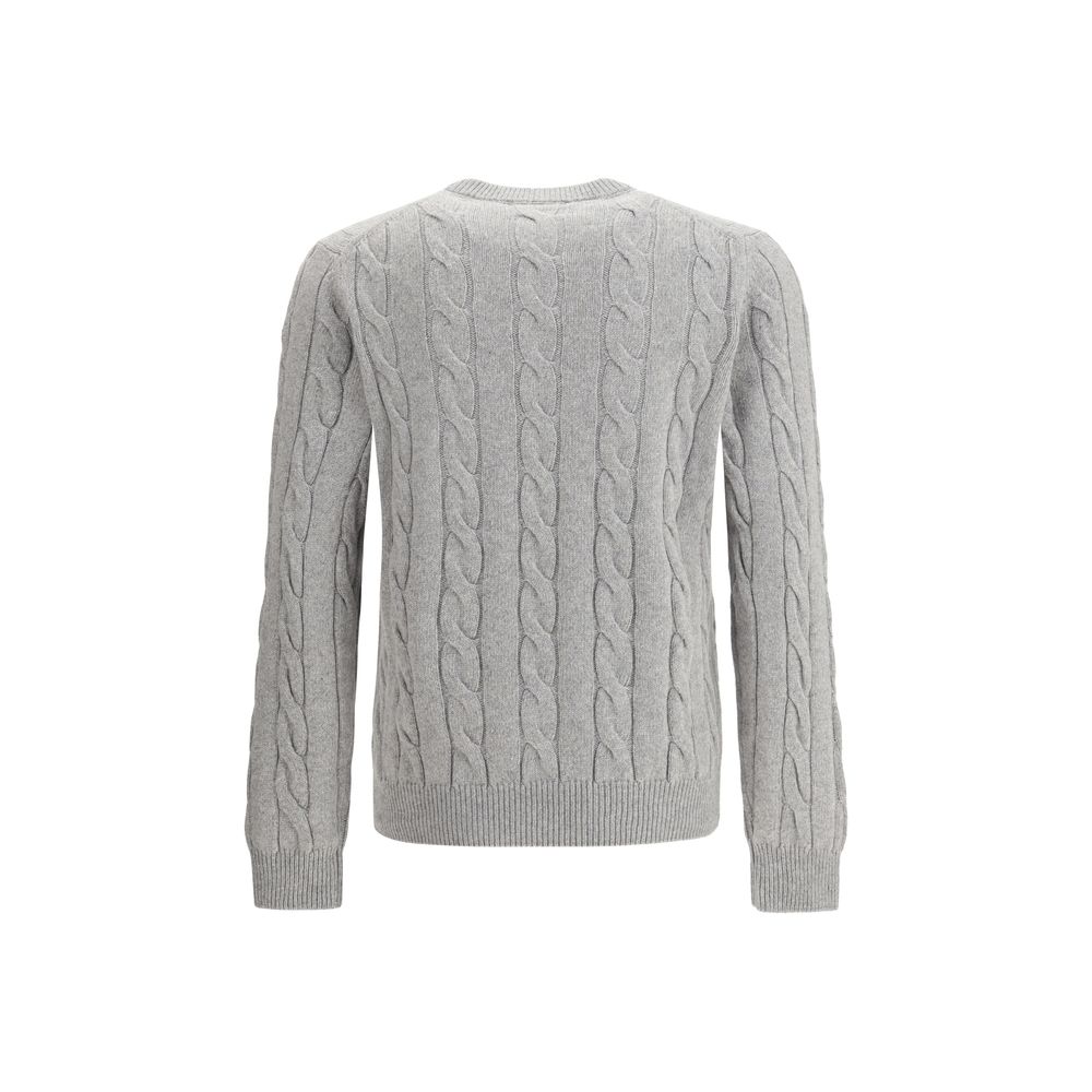Aragona Cashmere Braided-effect crewneck Sweater Aragona Cashmere