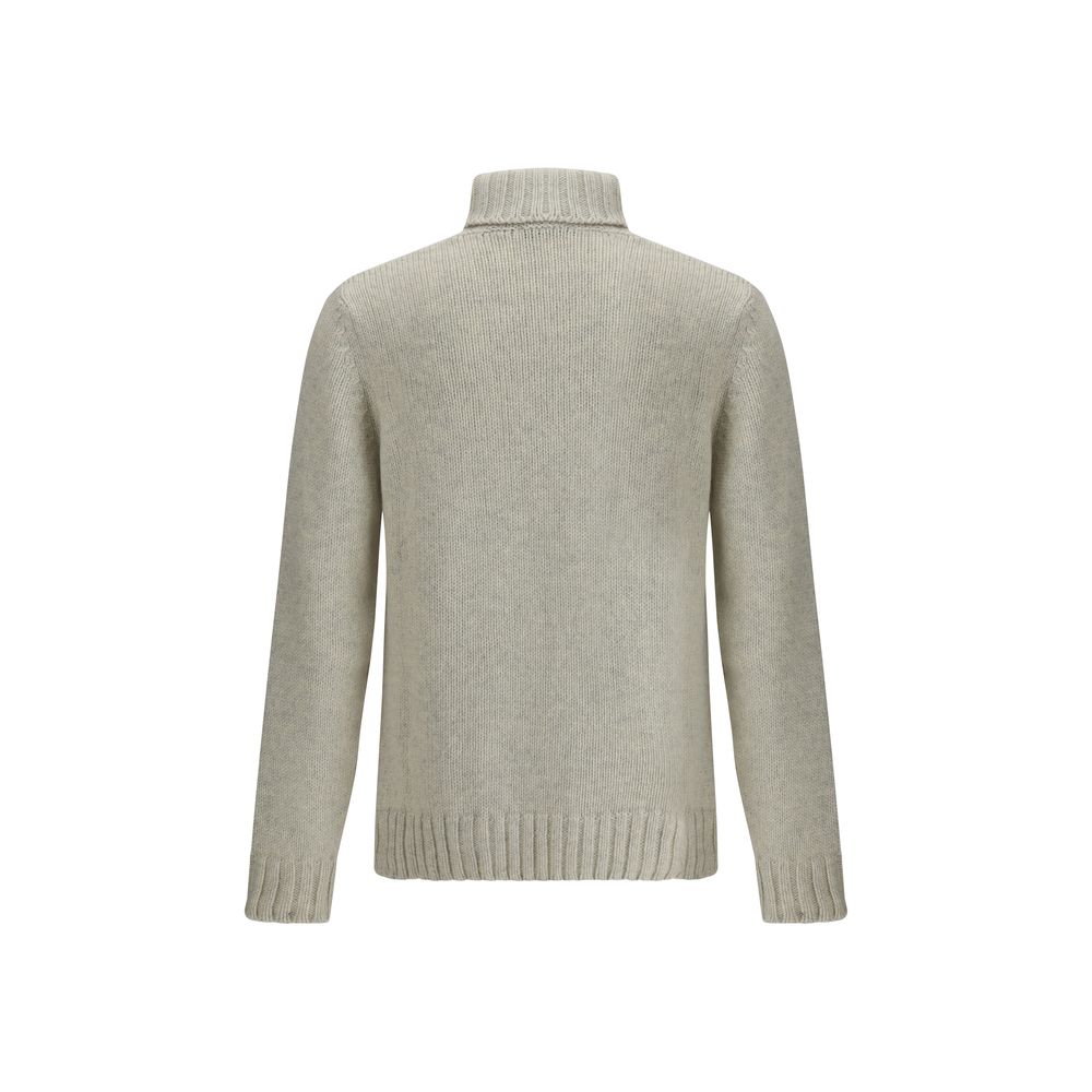Aragona Cashmere Braided-knit Turtleneck Sweater Aragona Cashmere