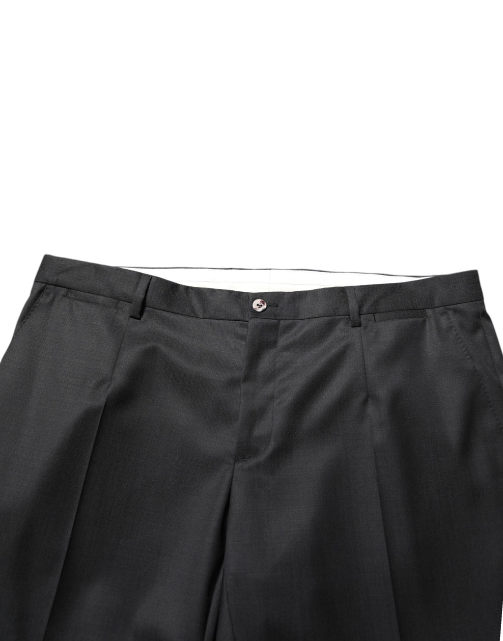 Dolce & Gabbana Black Wool Formal Dress Men Trouser Pants - Eljoys Fashion 