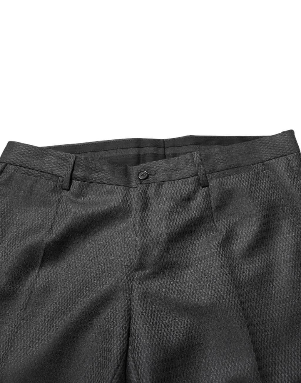Dolce & Gabbana Black Wool Formal Dress Men Trouser Pants - Eljoys Fashion 
