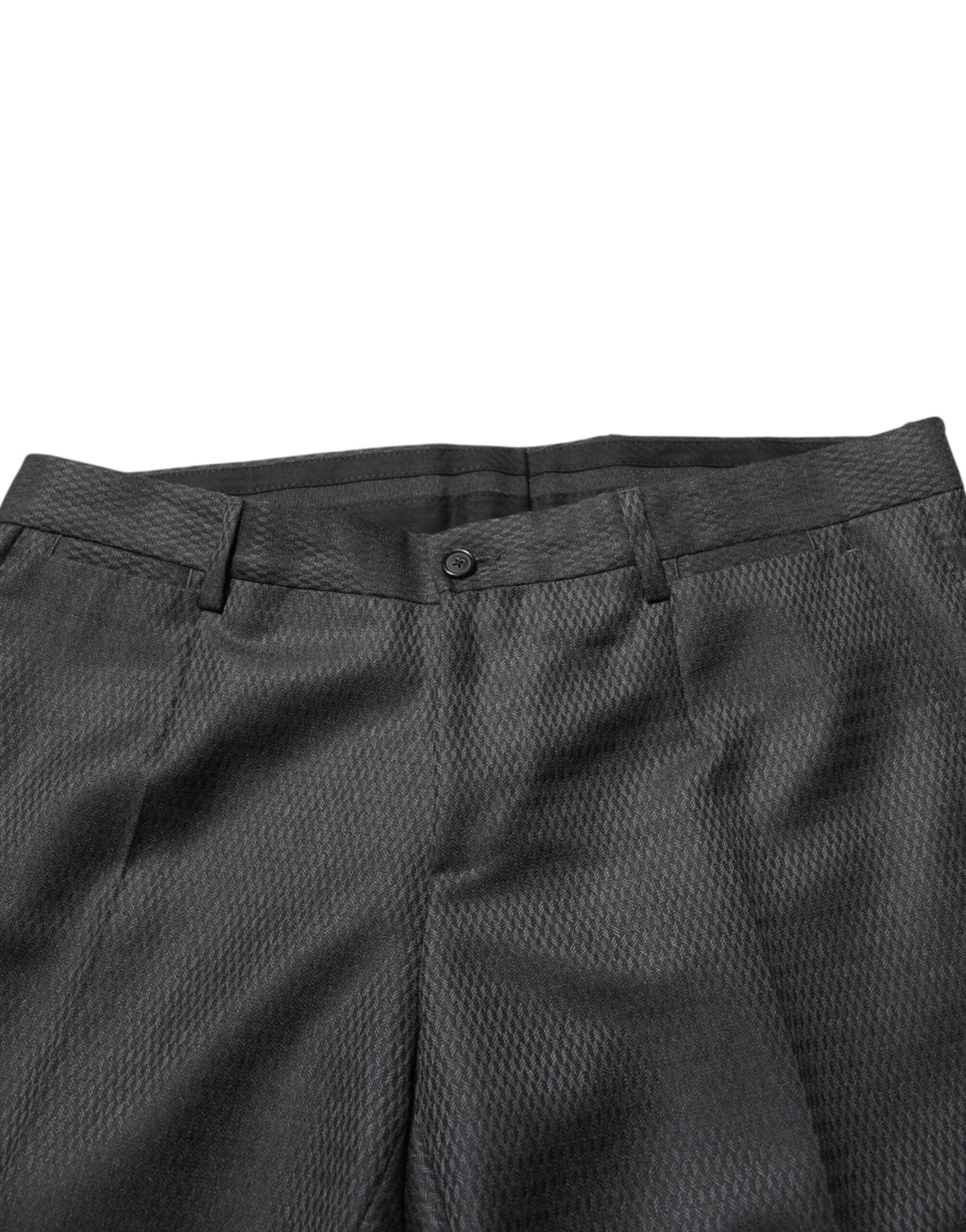 Dolce & Gabbana Black Wool Formal Dress Men Trouser Pants - Eljoys Fashion 
