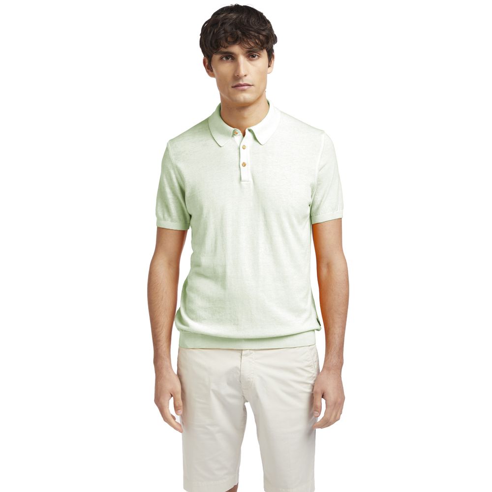 AT.P.CO Green Cotton Polo Shirt AT.P.CO