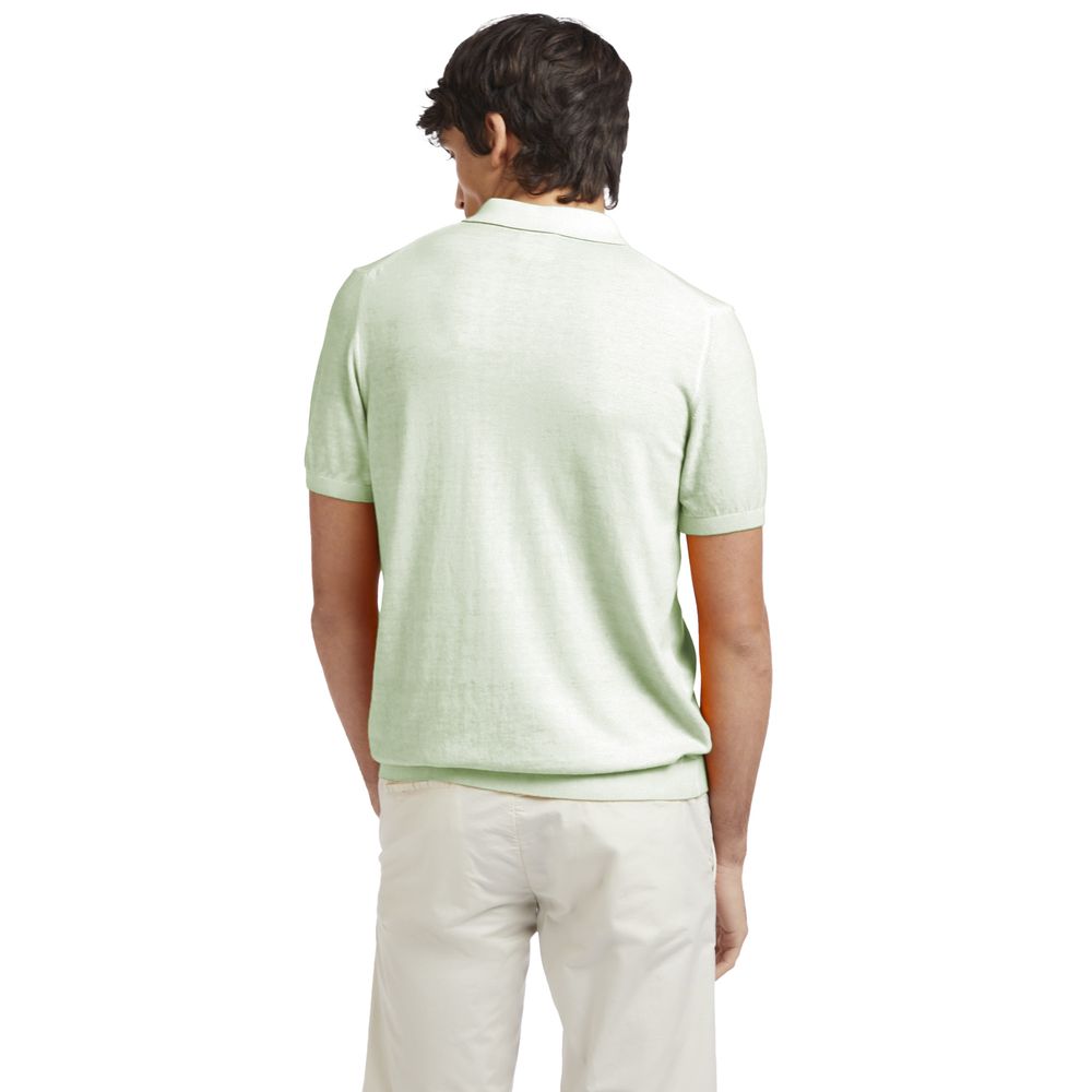 AT.P.CO Green Cotton Polo Shirt AT.P.CO
