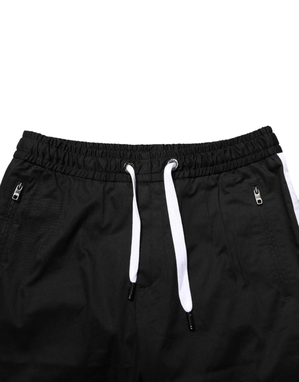 Dolce & Gabbana Black Cotton Stretch Men Bermuda Shorts - Eljoys Fashion 