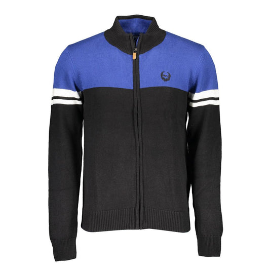 Gianmarco Venturi Black Cotton Sweater Gianmarco Venturi