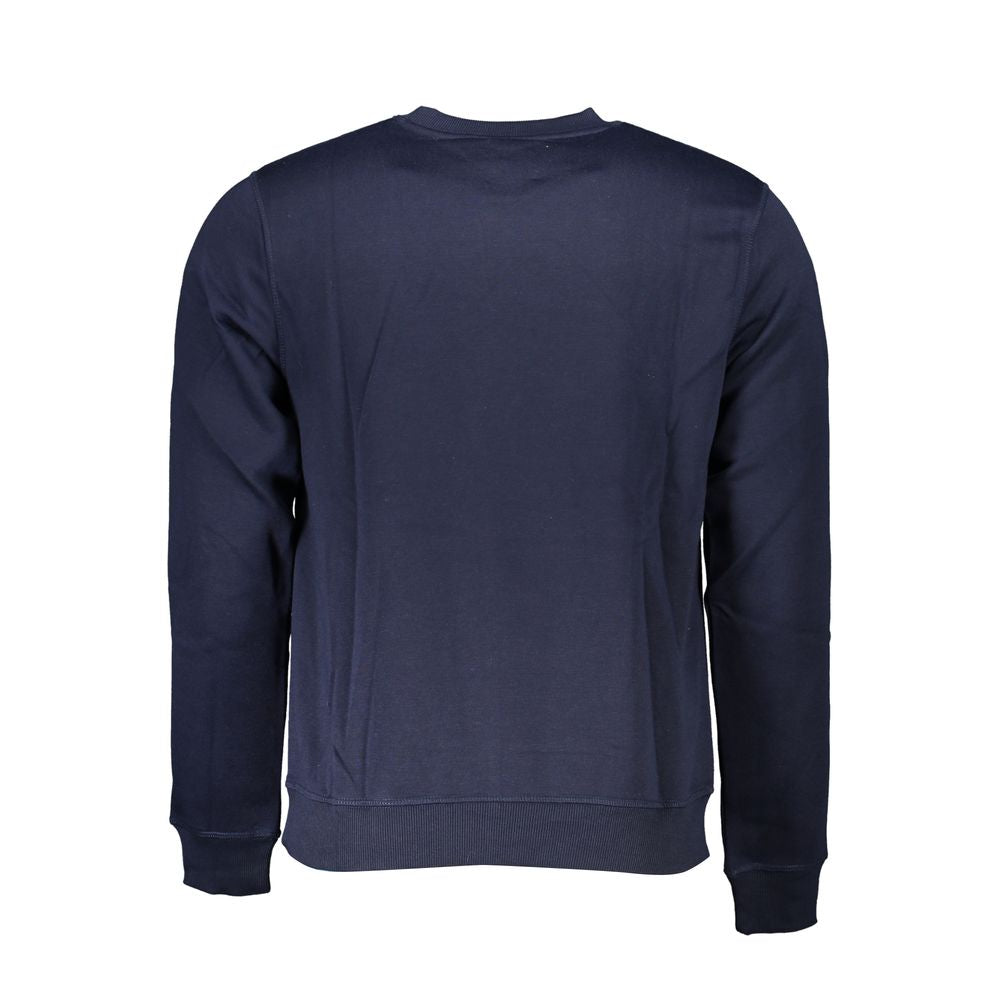 Gianmarco Venturi Blue Polyester Men Sweatshirt Gianmarco Venturi