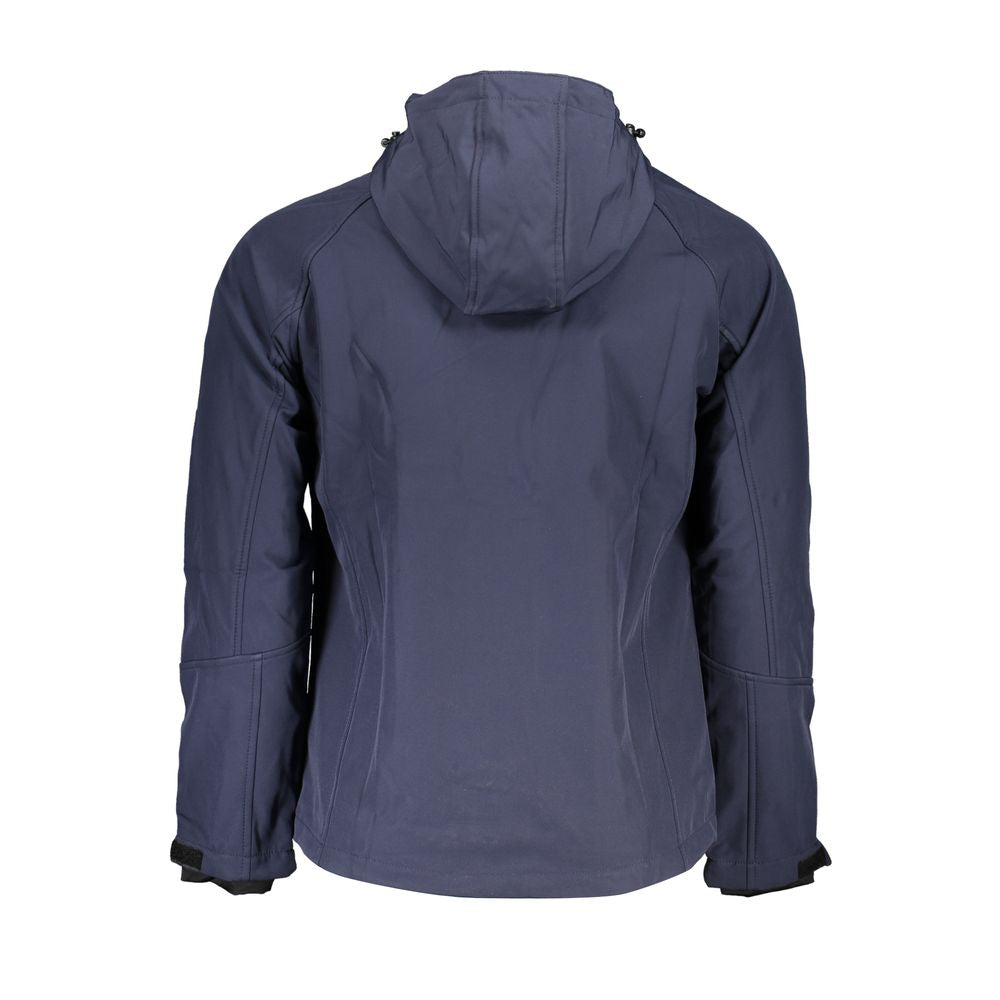 Gianmarco Venturi Blue Polyester Men's Jacket Gianmarco Venturi