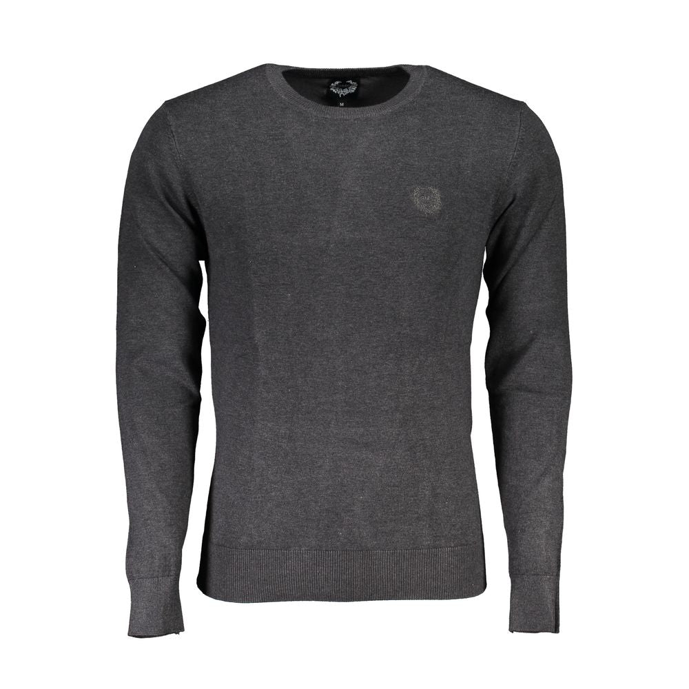Gianmarco Venturi Grigio Viscosa Men Sweater Gianmarco Venturi