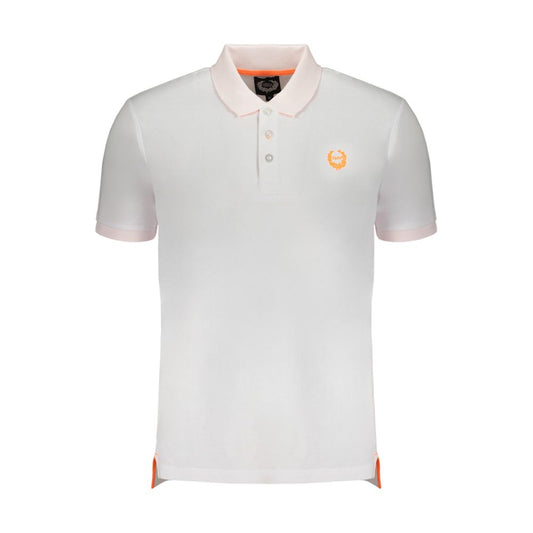 Gianmarco Venturi White Cotton Men Polo Shirt Gianmarco Venturi
