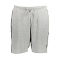 Gianmarco Venturi men's gray cotton track pants with elastic waistband and side pockets, casual athletic wear.