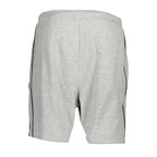 Gianmarco Venturi men's gray cotton track pants with elastic waistband and side pockets, casual athletic style.