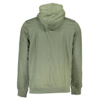 Gianmarco Venturi men's hoodie in green cotton, featuring a comfortable fit and casual style.