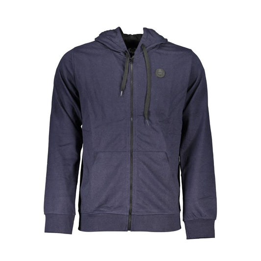 Gianmarco Venturi Blue Cotton Men's Hoodie Gianmarco Venturi